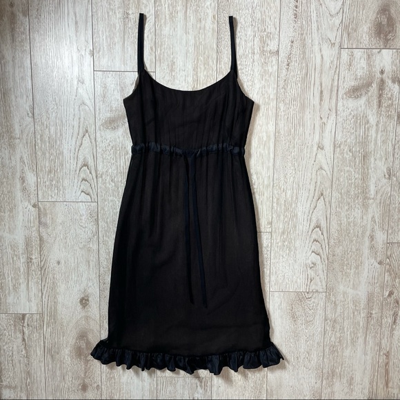 Vera Wang Dresses & Skirts - VERA WANG silk black dress 6
